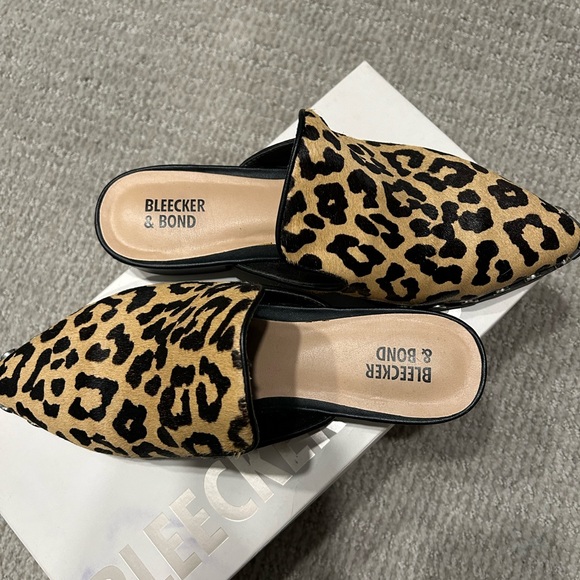 Bleeker and Bond Simone leopard slide SZ 7 - Picture 1 of 3